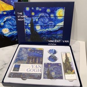 VINCENT VAN GOGH vintage stationery notebook set